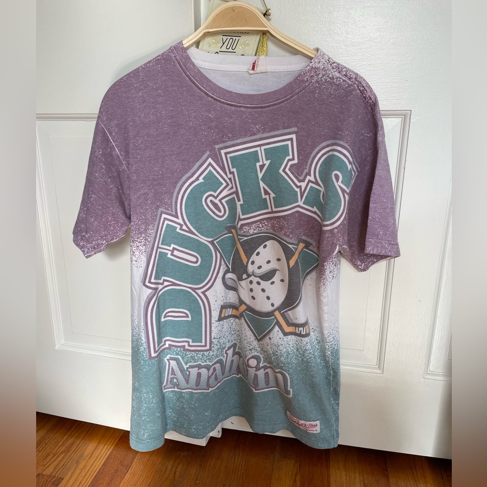 Mitchell and Ness Anaheim Ducks Graphic Tee
